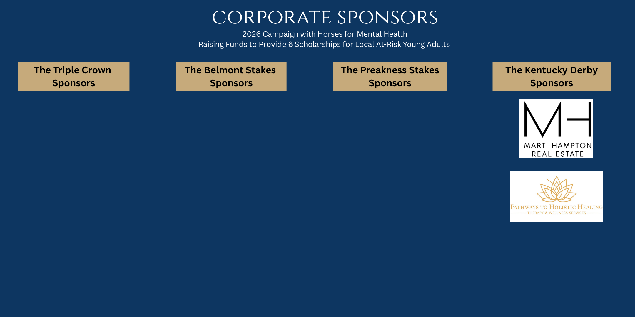 Helping Hooves Campaign 2026 Corporate Sponsors